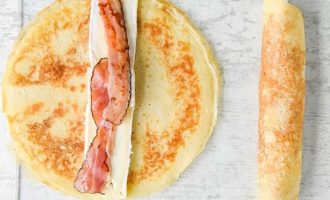 Блинчики с соленой начинкой