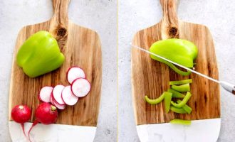Греческий салат с редисом - пошаговый рецепт