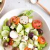 Греческий салат с редисом