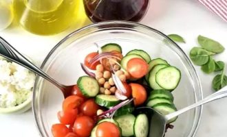 Греческий салат в лаваше - рецепт
