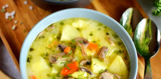 Суп фасолевый с грибами: пошаговый рецепт с фото