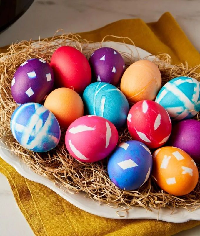 Как покрасить пасхальные яйца в мультиварке
