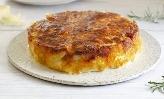 Картофельно-сырный пирог