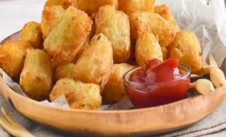 Картофельные палочки из тертого картофеля