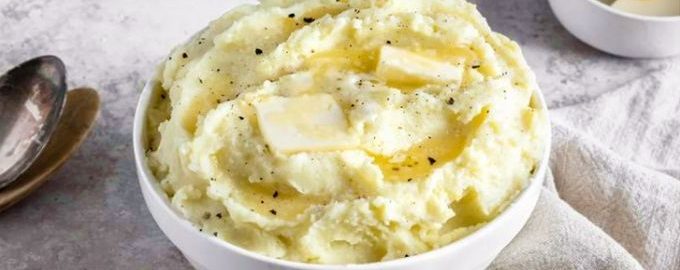 Картофельное пюре с молоком