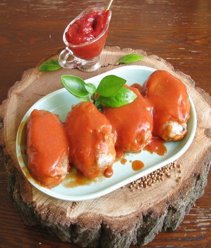 Котлеты гречаники в томатном соусе публиковать 