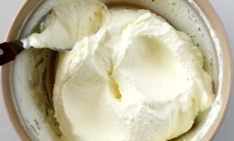 Рецепт творожного крема со сливками