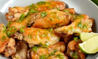 Куриные крылышки с лаймом
