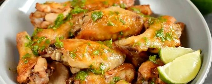 Куриные крылышки с лаймом