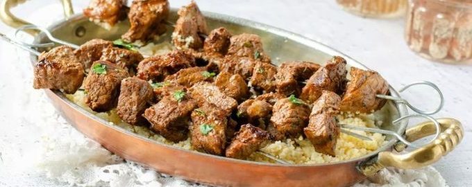 Мавританские шашлычки на сковороде