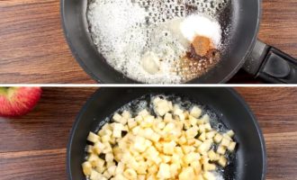 Рецепт яблочных мини чизкейков