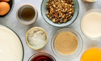 Ореховый чизкейк - ингредиенты