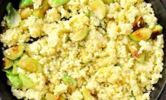 Готовим пшёнку с брюссельской капустой