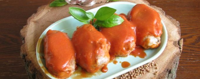 Рецепт котлет гречаников в томатном соусе