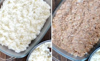 Как приготовить рисовую запеканку с тунцом