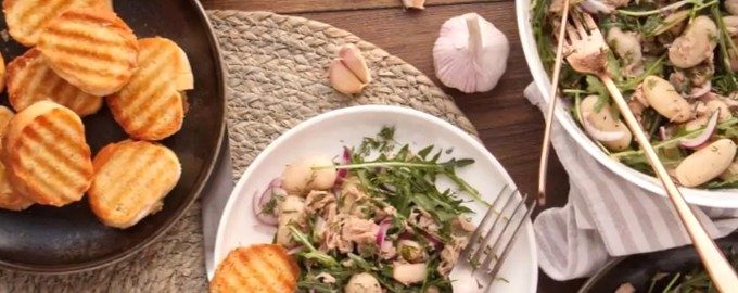 Салат из тунца и фасоли