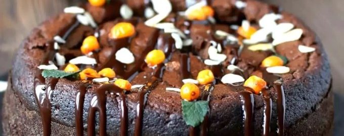 Шоколадный торт Горшочек