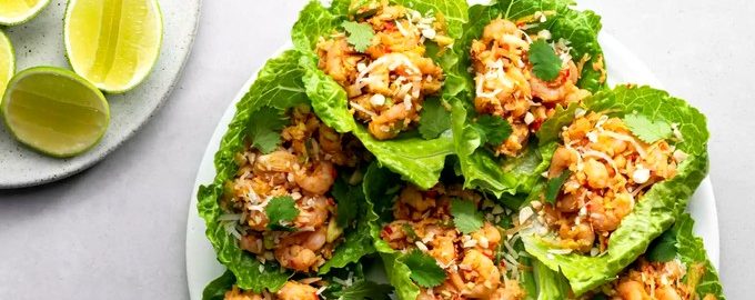 Тайский салат с креветкой