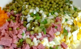 Традиционный салат Оливье - пошаговый рецепт