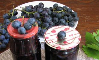Варенье из винограда с корицей