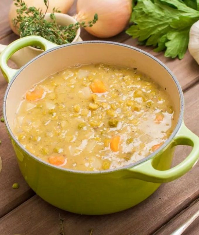 Вегетарианский гороховый суп